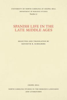 Paperback Spanish Life in the Late Middle Ages Book