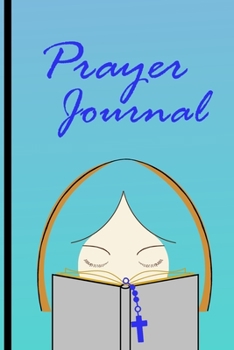Paperback Prayer Journal for Christian Women: Blank Prayer Book Lined notebook Worksheets with general prompts for favorite scripture 6" x 9" White paper Matte Book