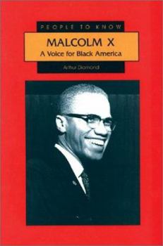 Library Binding Malcolm X: A Voice for Black America Book