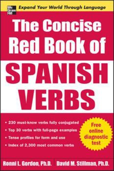 Paperback The Concise Red Book of Spanish Verbs Book