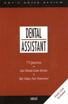 Paperback Appleton and Lange's Quick Review: Dental Assistant [With Study Disk] Book