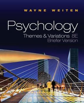 Hardcover Psychology: Themes and Variations, Briefer Version Book