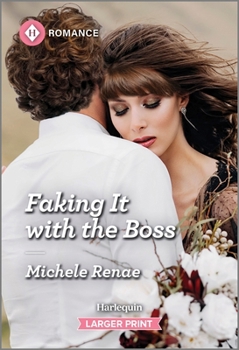 Mass Market Paperback Faking It with the Boss [Large Print] Book
