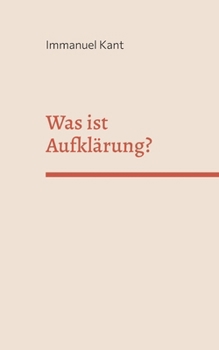 Paperback Was ist Aufklärung? [German] Book