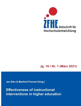 Paperback Effectiveness of instructional interventions in higher education Book