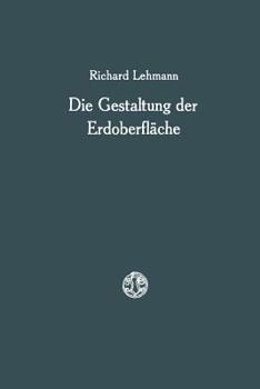 Paperback Die Gestaltung Der Erdoberfläche [German] Book