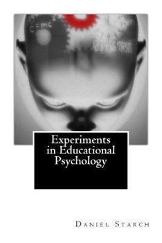 Paperback Experiments in Educational Psychology Book