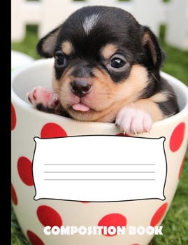 Composition Book: Cute Dogs Composition Notebook Wide Ruled