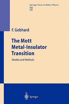Paperback The Mott Metal-Insulator Transition: Models and Methods Book