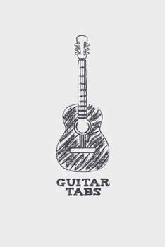 Paperback Guitar Tabs: My Guitar Tablature Notebook (120 pages, 6" x 9") Book