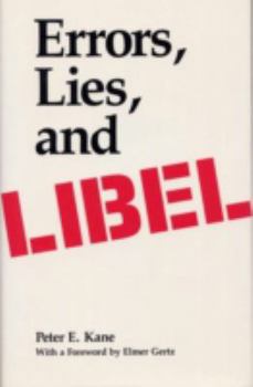 Hardcover Errors, Lies, and Libel Book