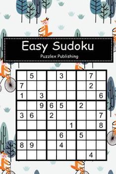 Easy Sudoku: Sudoku Puzzle Game For Beginers With Fox ride vintage bicycle in the forest cover