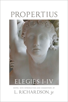 Paperback Propertius, Elegies I-IV Book