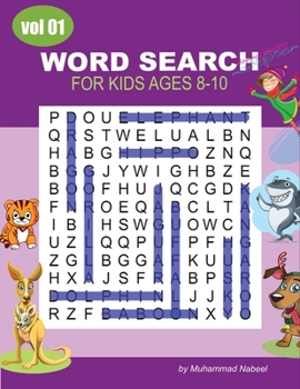 Paperback Word Search for Kids Ages 8-10 - Vol 1: Puzzle Activity Workbook for Clever Kids - Large Size Print Book