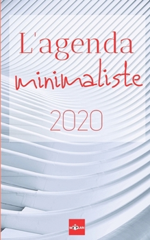 L'agenda minimaliste 2020: planificateur mensuel à cases avec 2 pages libres et lignées pour chaque mois | vue fluide en double page avec blocs et ... encombrement réduit 13x20 cm (French Edition)