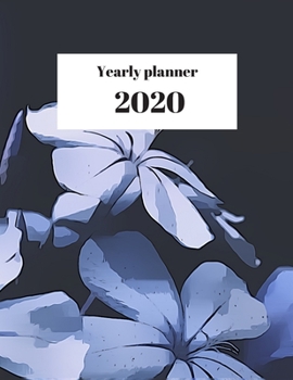 Paperback 2020 Yearly planner: nature themed calendar & organizer - 148 pages, 8,5" x 11" (version 37) Book