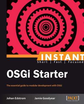 Paperback Osgi Starter Book