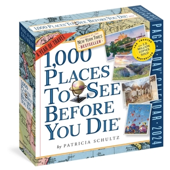 Calendar 1,000 Places to See Before You Die Page-A-Day Calendar 2024: A Year of Travel Book