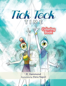 Paperback Tick, Tock, TIME Coloring Book