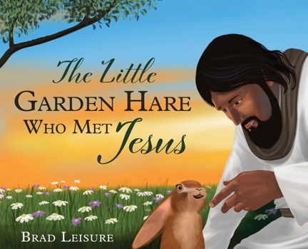 Hardcover The Little Garden Hare Who Met Jesus [Large Print] Book