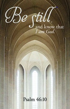 Paperback Know That I Am God Bulletin (Pkg 100) Funeral Book