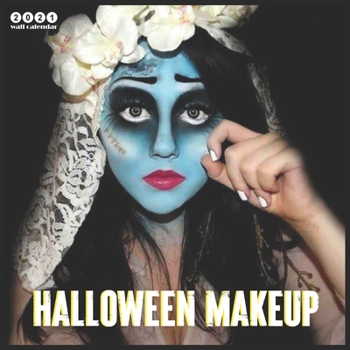Paperback Halloween Makeup 2021 Calendar: Official Halloween Makeup Ideas Wall Calendar 2021, 18 Months Book