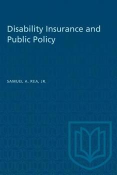 Paperback Disability Insurance and Public Policy Book