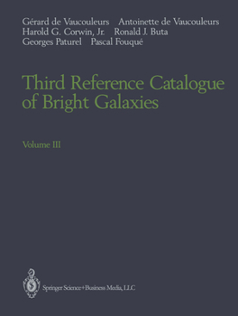 Hardcover Third Reference Catalogue of Bright Galaxies: Volume III Book