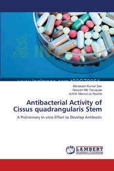 Paperback Antibacterial Activity of Cissus quadrangularis Stem Book