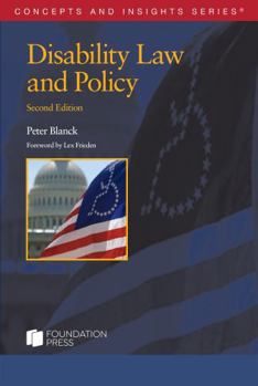 Paperback Disability Law and Policy (Concepts and Insights) Book