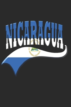 Paperback Nicaragua Notebook: Nicaragua Notebook - college book - diary - journal - booklet - memo - composition book - 120 sheets - Dot Grid paper Book