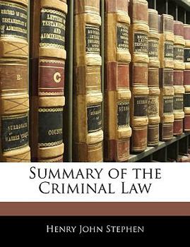 Paperback Summary of the Criminal Law Book