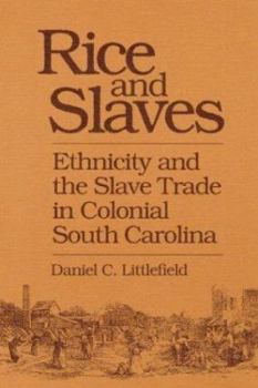 Paperback Rice and Slaves: Ethnicity and the Slave Trade in Colonial South Carolina Book