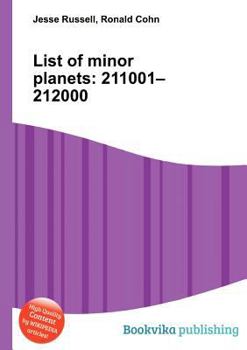 Paperback List of Minor Planets: 211001-212000 Book