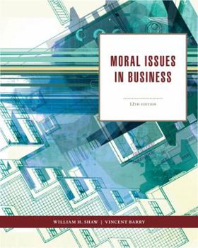 Paperback Moral Issues in Business Book