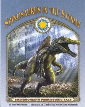 Hardcover Spinosaurus in the Storm [With Tear-Out Poster and CD] Book