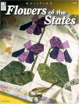Paperback Flowers of the States: Quilting Book