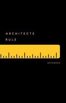 Paperback Architects Rule Notebook: Soft Cover, Squared, Medium Sized Notebook, A5 Format (5.5 X 8.5 In), 120-Pages Book