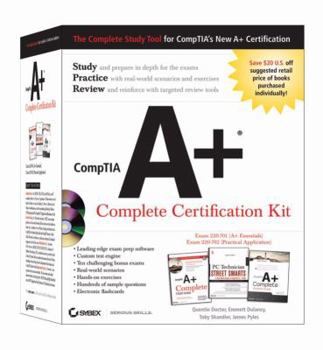 Paperback CompTIA A+ Complete Certification Kit(Exams 220-701 and 220-702) Book