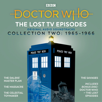 Audio CD Doctor Who: The Lost TV Episodes Collection Two: 1st Doctor TV Soundtracks Book