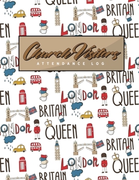 Paperback Church Visitors Attendance Log Book