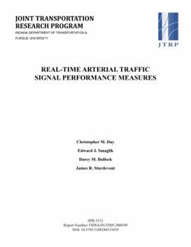 Paperback Real-Time Arterial Traffic Signal Performance Measures Book