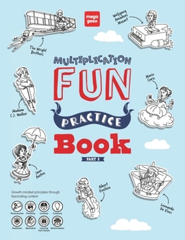 Paperback MegaGeex Multiplications Fun Practice Book: Part2 Book