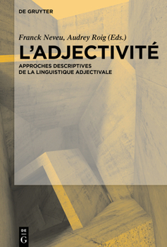 Hardcover L'Adjectivité [French] Book