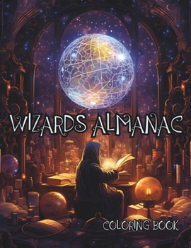 Paperback Wizards Almanac: A Magical World Coloring Book