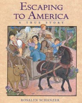 Library Binding Escaping to America: A True Story Book