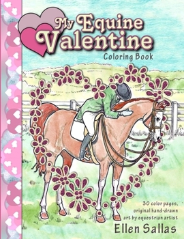 Paperback My Equine Valentine Coloring Book