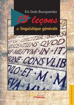 Paperback 15 leçons de linguistique générale [French] Book