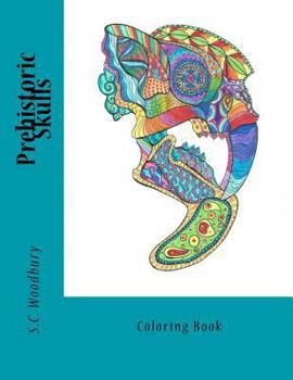 Paperback Prehistoric Skulls: Coloring Book