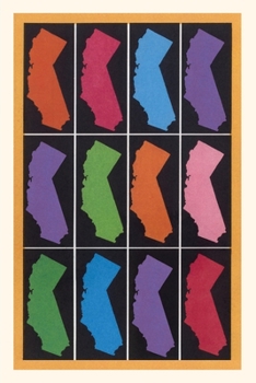 Paperback Vintage Journal California Shapes Book